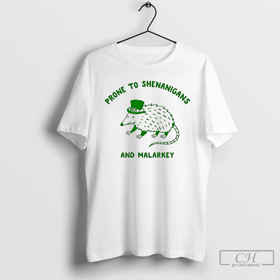 Classic Opossum Prone To Shenanigans And Malarkey - Adult & Kids T-Shirts, Sweatshirts & Hoodies apparel design preview 1