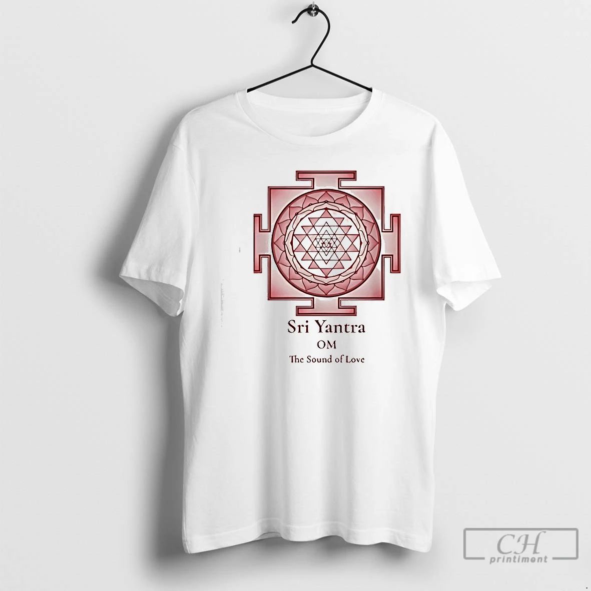 Classic Sri Yantra Om The Sound Of Love Mandala - Adult & Kids T-Shirts, Sweatshirts & Hoodies apparel design preview 1