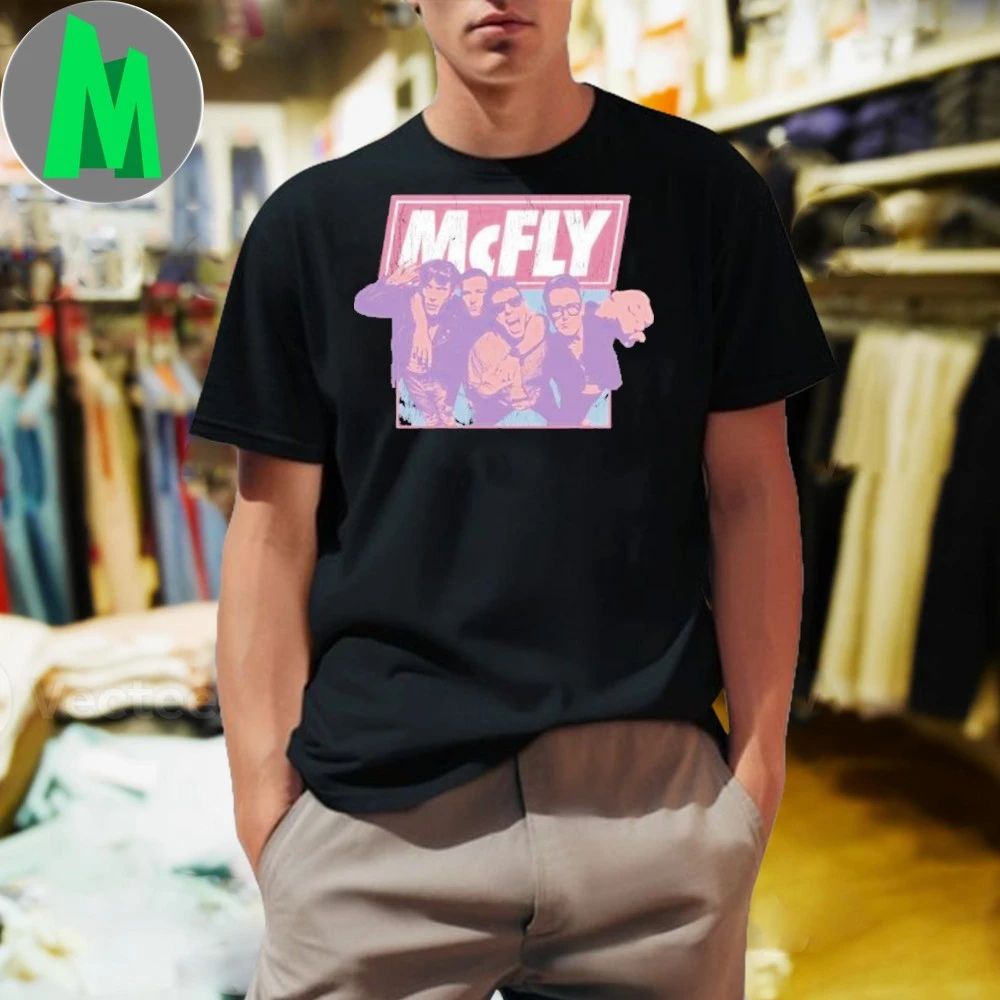 Mcfly Summer 2025 Tour - Adult & Kids T-Shirts, Sweatshirts & Hoodies apparel design preview 1