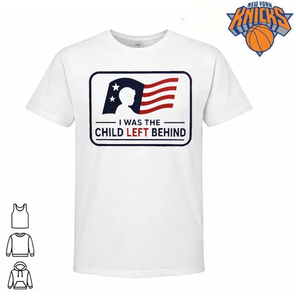 I Was The Child Left Behind American Flag Silhouette - Adult & Kids T-Shirts, Sweatshirts & Hoodies apparel design preview 1