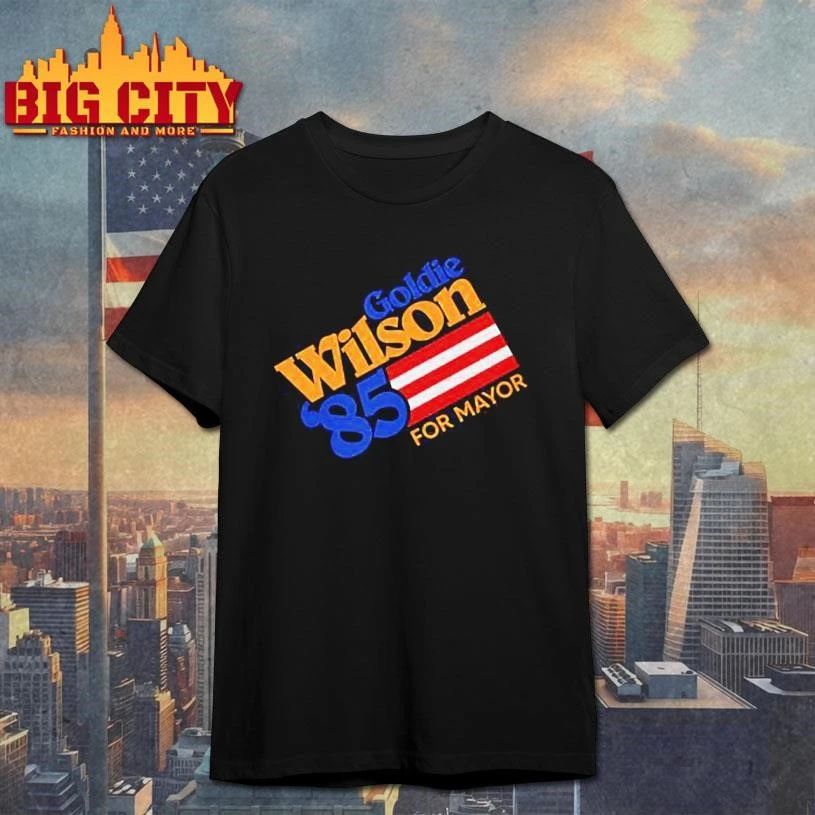 Goldie Wilson '85 For Mayor 2026 - Adult & Kids T-Shirts, Sweatshirts & Hoodies apparel design preview 1