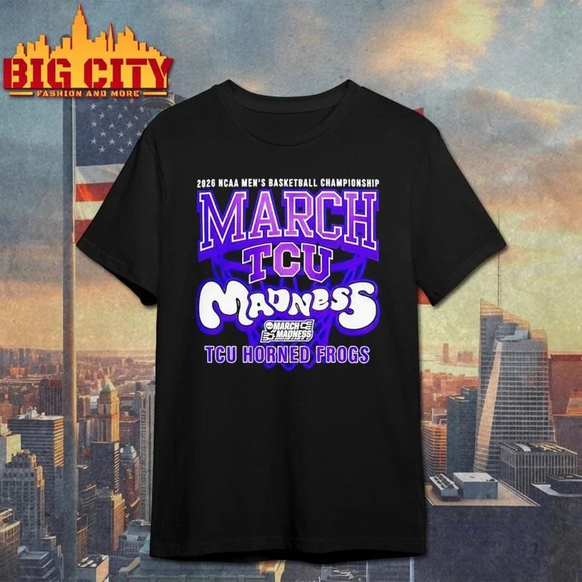 TCU Horned Frogs 2026 NCAA Men's Basketball - Adult & Kids T-Shirts, Sweatshirts & Hoodies apparel design preview 1