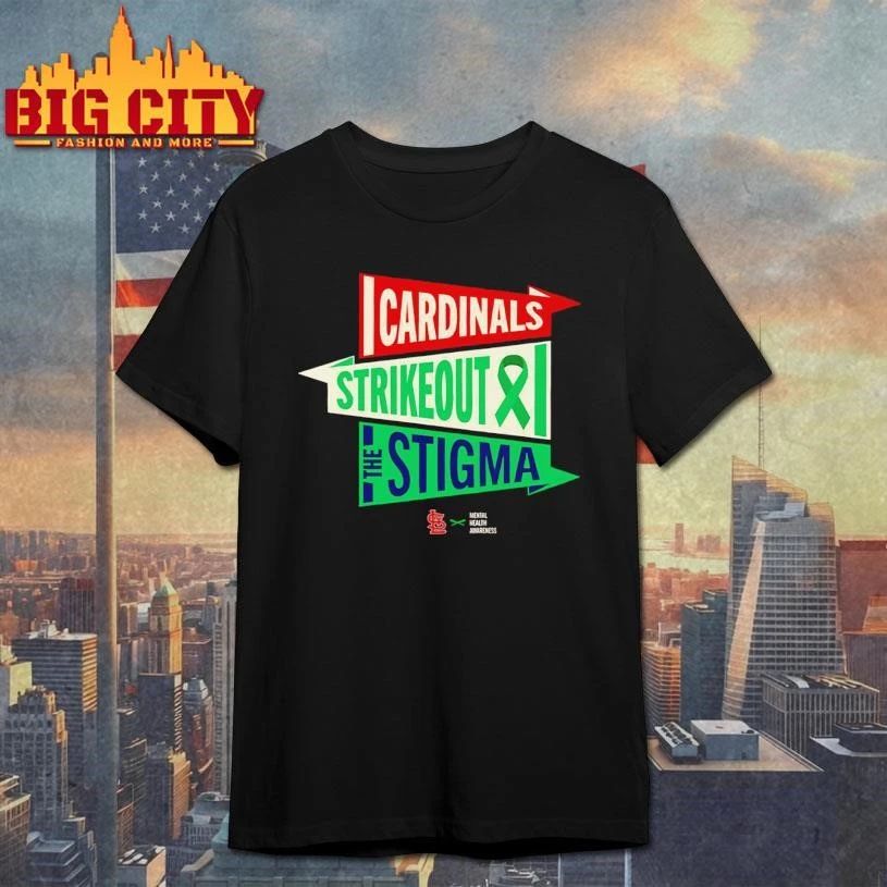 Cardinals Strikeout The Stigma 2026 - Adult & Kids T-Shirts, Sweatshirts & Hoodies apparel design preview 1