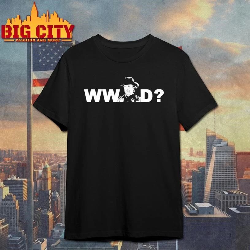 What Would Chuck Norris Do Hero Graphic - Adult & Kids T-Shirts, Sweatshirts & Hoodies apparel design preview 1