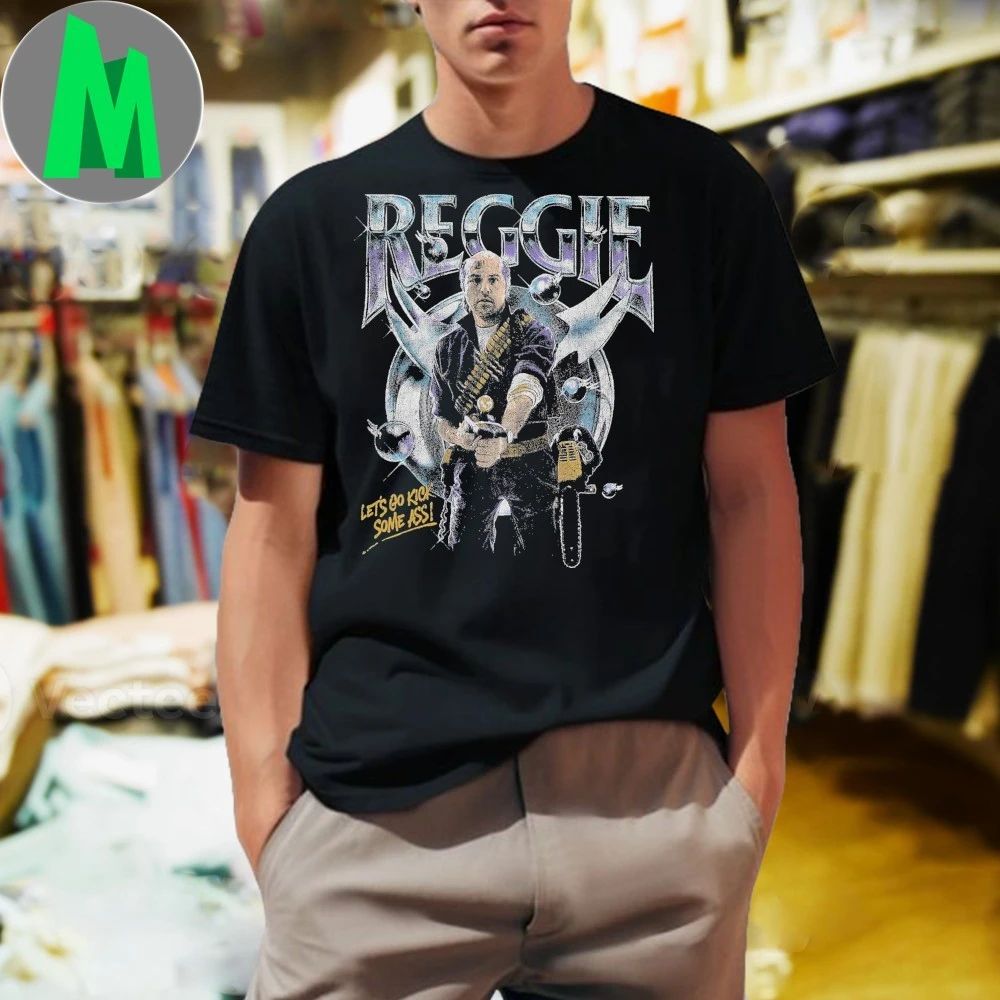 Reggie Let's Go Kick Some Ass - Adult & Kids T-Shirts, Sweatshirts & Hoodies apparel design preview 1