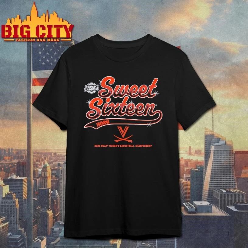 Virginia Cavaliers WBB 2026 Sweet Sixteen College - Adult & Kids T-Shirts, Sweatshirts & Hoodies apparel design preview 1