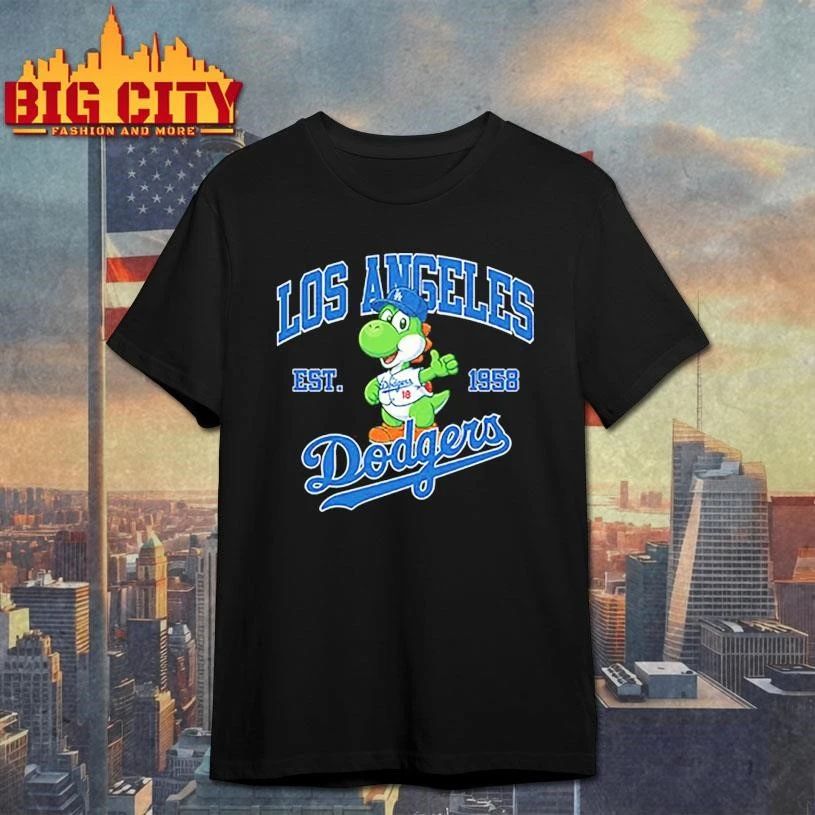 Los Angeles Dodgers Est 1958 Graphic - Adult & Kids T-Shirts, Sweatshirts & Hoodies apparel design preview 1