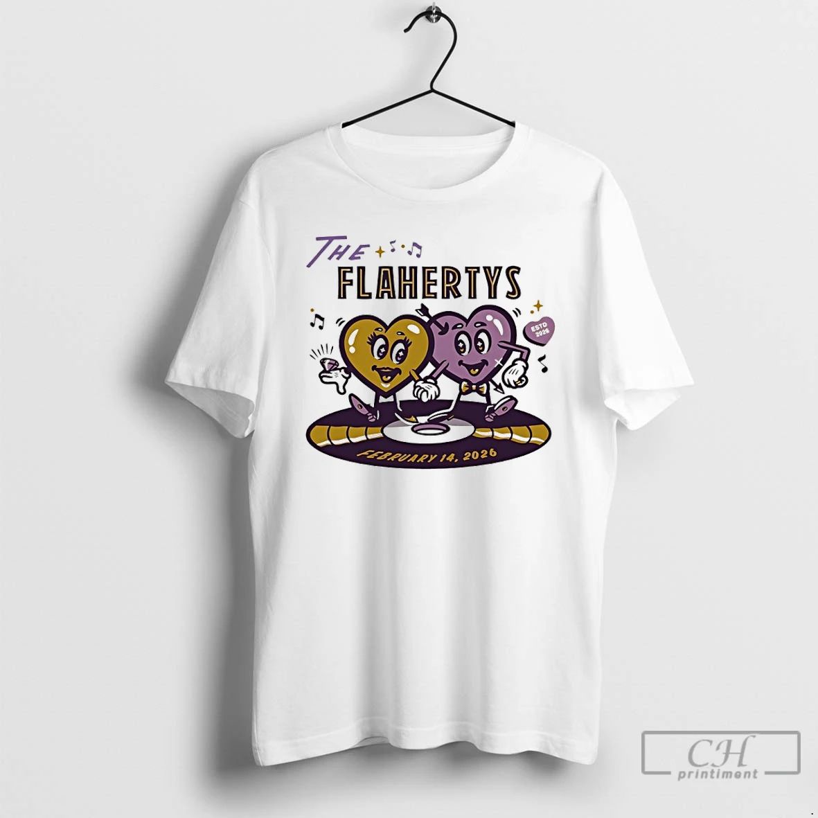 Classic The Flahertys Valentines Day Feb 14 2026 - Adult & Kids T-Shirts, Sweatshirts & Hoodies apparel design preview 1