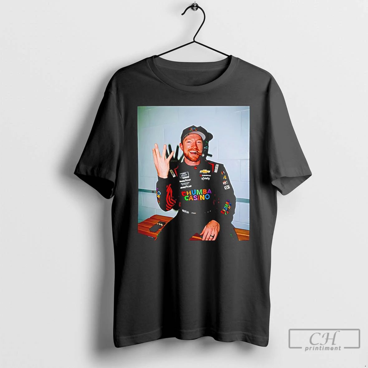 Classic Tyler Reddick Mj Three Peat Graphic - Adult & Kids T-Shirts, Sweatshirts & Hoodies apparel design preview 1