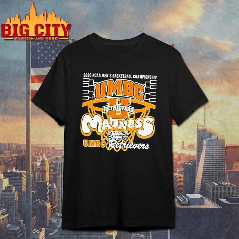 Umbc Retrievers 2026 Ncaa Mens Basketball - Adult & Kids T-Shirts, Sweatshirts & Hoodies apparel design preview 1