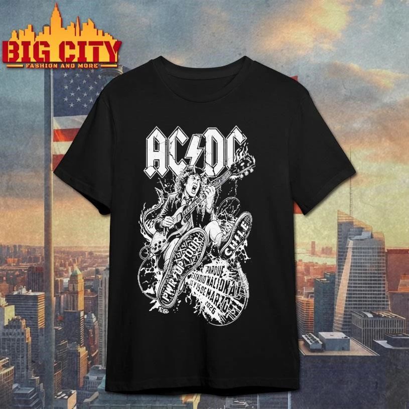 ACDC Chile Pwr Up Tour 2026 Venue At Parque Estadio - Adult & Kids T-Shirts, Sweatshirts & Hoodies apparel design preview 1