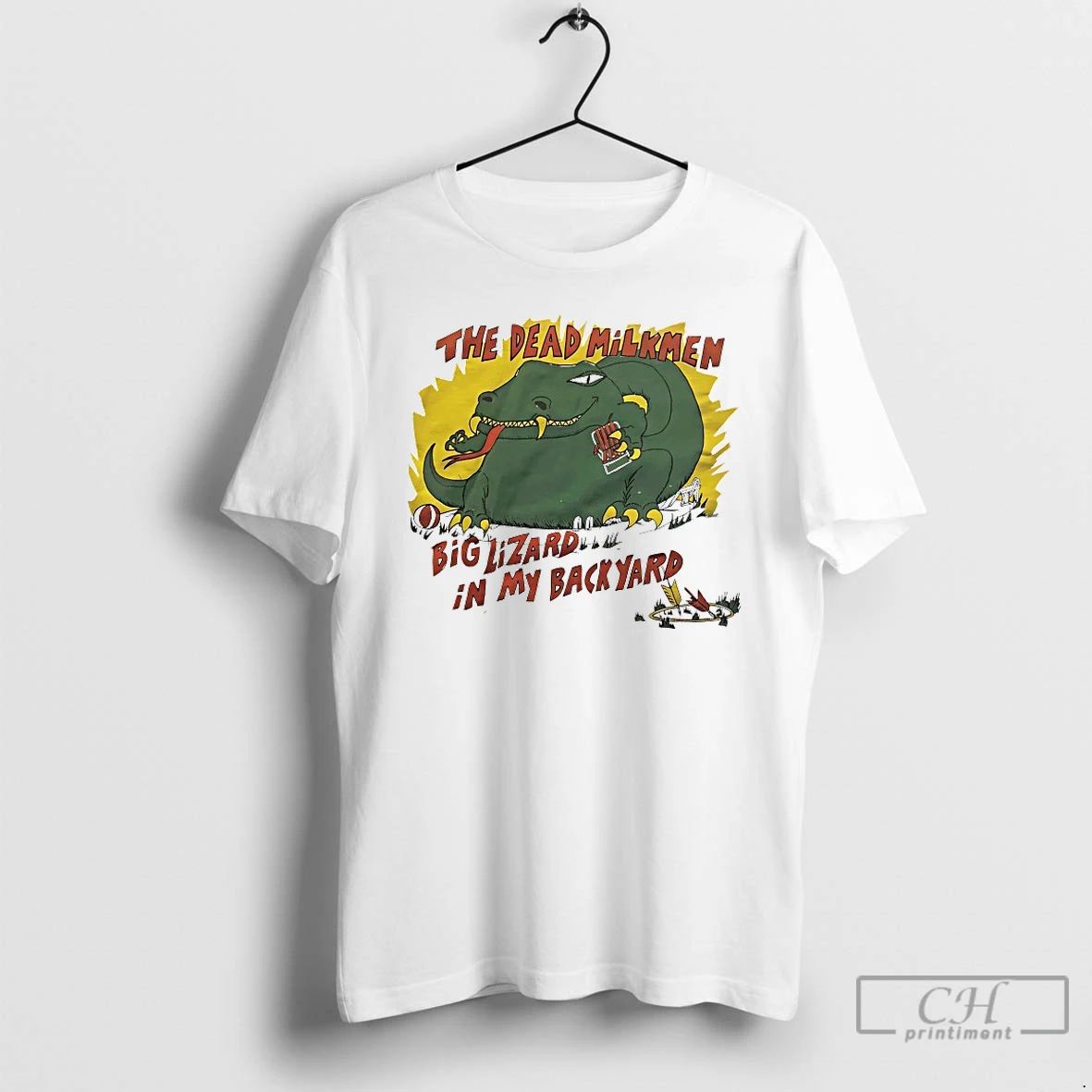 Classic The Dead Milkmen Big Lizard In My Backyard - Adult & Kids T-Shirts, Sweatshirts & Hoodies apparel design preview 1