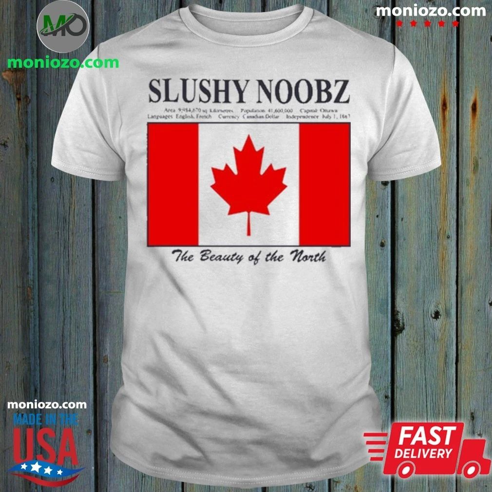 Original Slushy Noobz Canada Facts - Adult & Kids T-Shirts, Sweatshirts & Hoodies apparel design preview 1