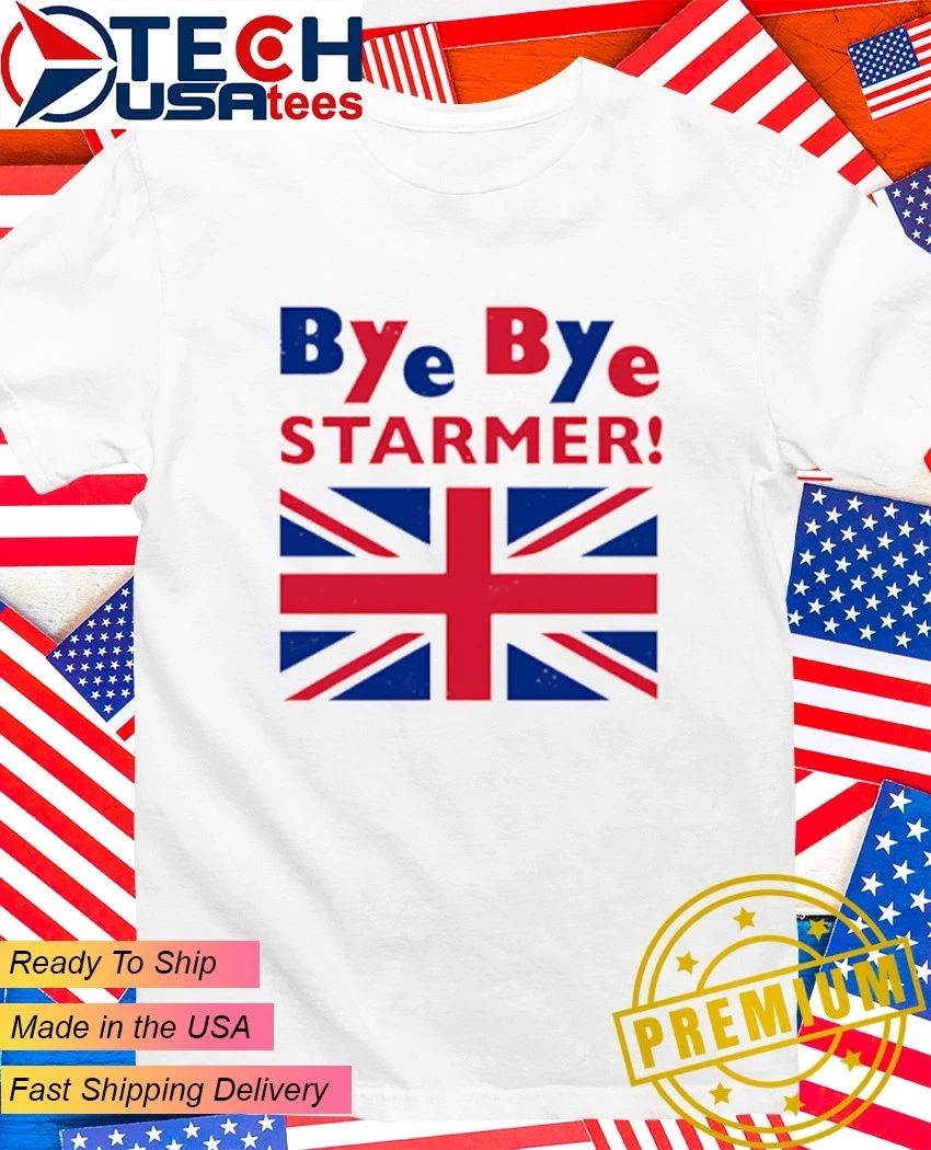 Bye Starmer UK flag - Adult & Kids T-Shirts, Sweatshirts & Hoodies apparel design preview 1