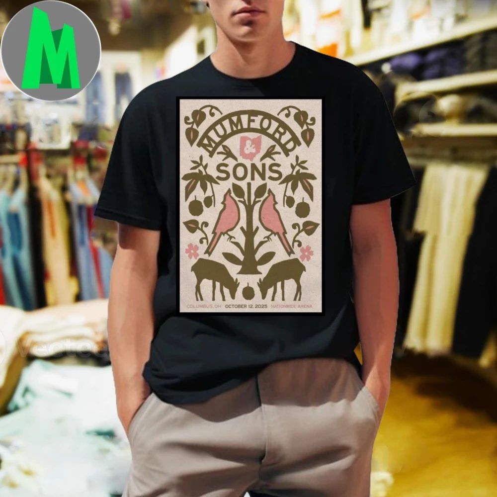 Mumford Sons Columbus OH Concert October 12 2025 - Adult & Kids T-Shirts, Sweatshirts & Hoodies apparel design preview 1
