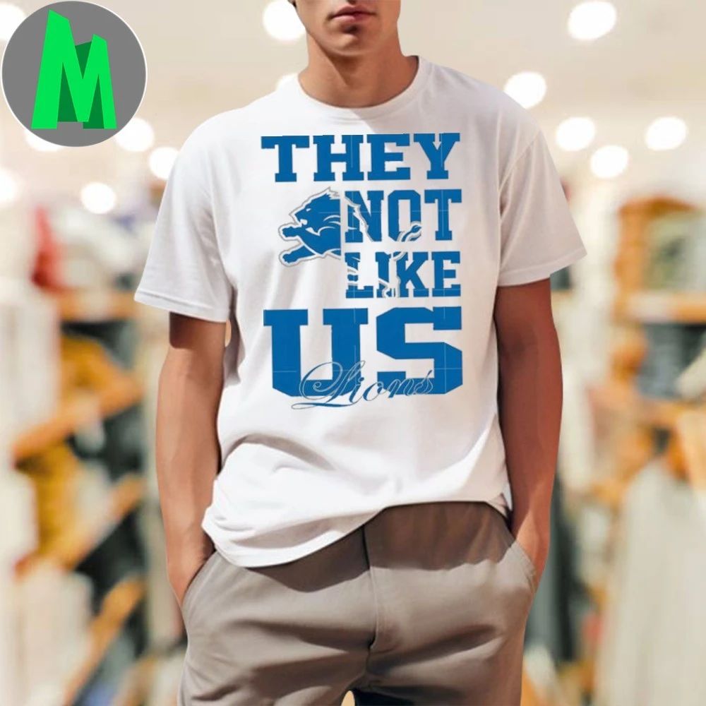 They not like us lions Logo 2025 - Adult & Kids T-Shirts, Sweatshirts & Hoodies apparel design preview 1