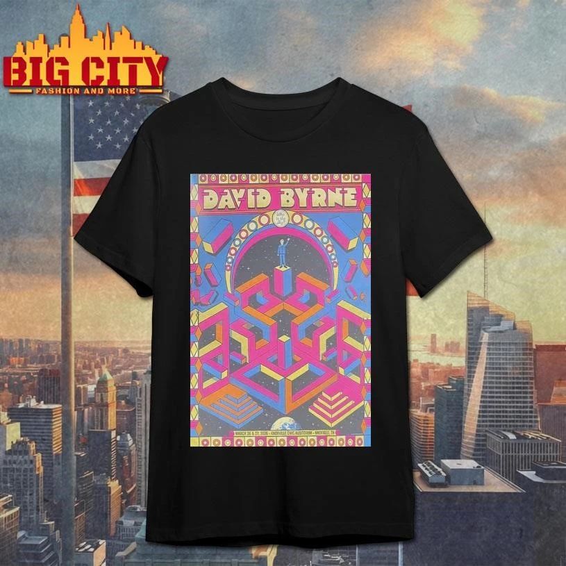 David Byrne Mar 26-27 2026 Knoxville, TN Poster - Adult & Kids T-Shirts, Sweatshirts & Hoodies apparel design preview 1