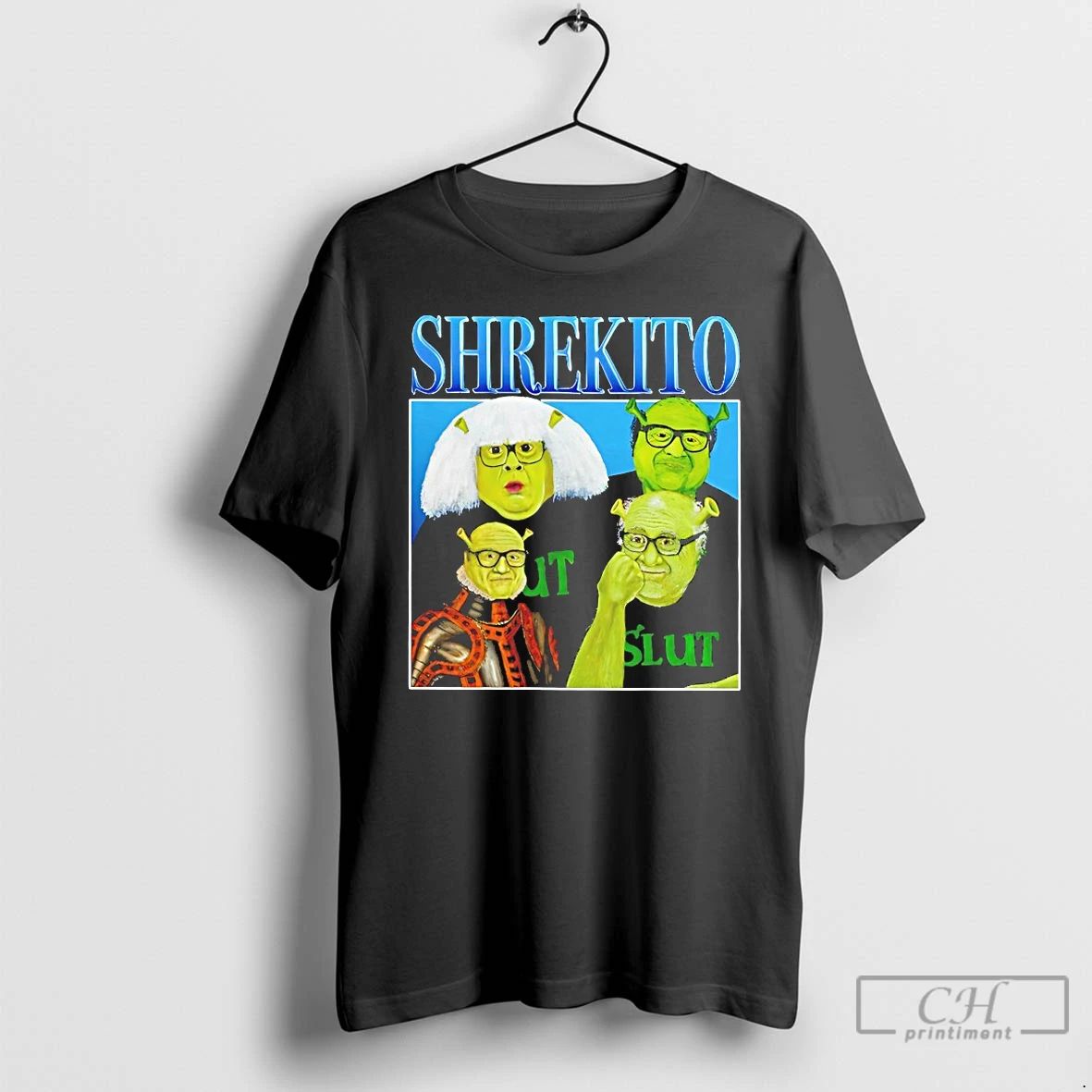 Classic Danny Shrekito Devito X Shrek - Adult & Kids T-Shirts, Sweatshirts & Hoodies apparel design preview 1