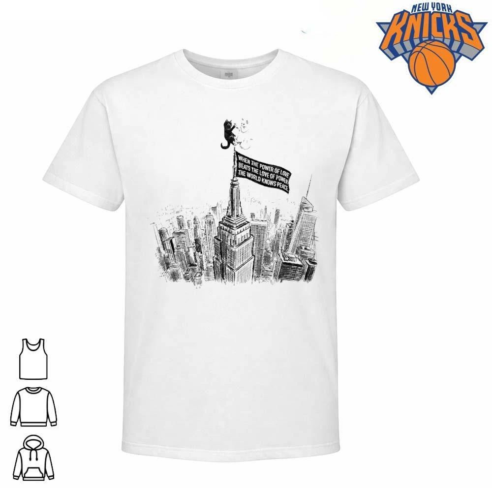 When The Power Of Love Beats Cats On Empire State - Adult & Kids T-Shirts, Sweatshirts & Hoodies apparel design preview 1