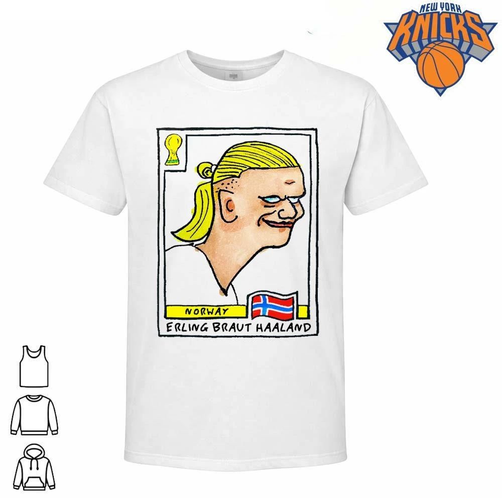 Erling Braut Haaland Norway World Cup Football - Adult & Kids T-Shirts, Sweatshirts & Hoodies apparel design preview 1