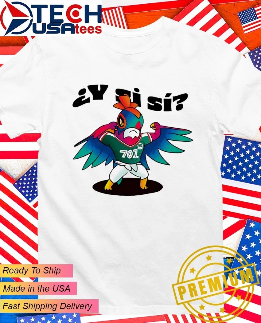 Y Si Mexico Football Bird mascot - Adult & Kids T-Shirts, Sweatshirts & Hoodies apparel design preview 1