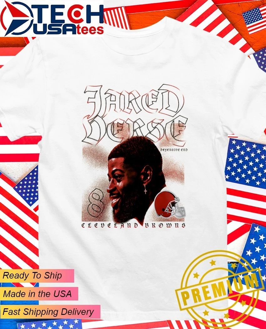 Jared Verse Defensive End Cleveland Browns Football - Adult & Kids T-Shirts, Sweatshirts & Hoodies apparel design preview 1