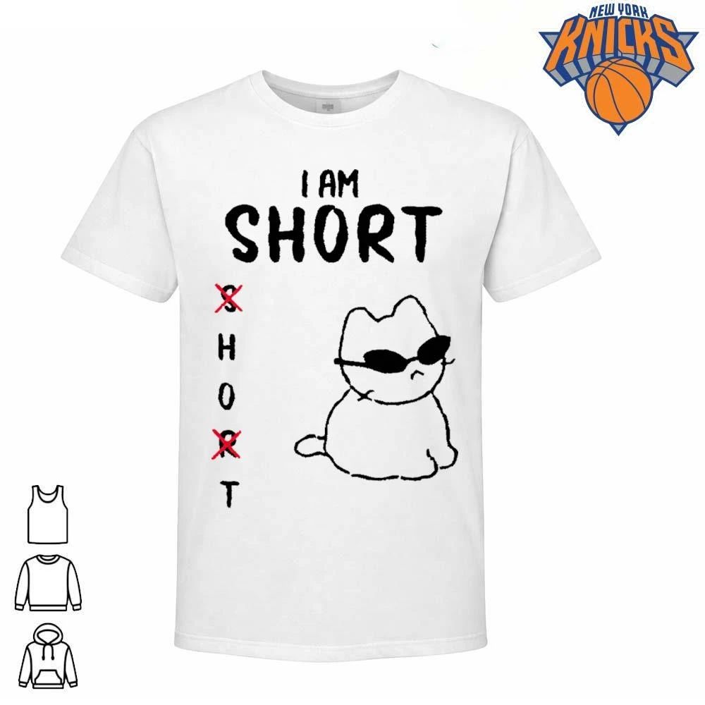 I Am Short Hot Funny Cat Wearing Sunglasses Acronym - Adult & Kids T-Shirts, Sweatshirts & Hoodies apparel design preview 1