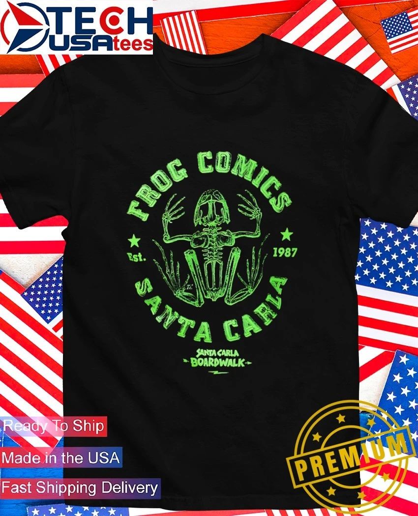 Frog Comics The Lost Boys Santa Carla Boardwalk est - Adult & Kids T-Shirts, Sweatshirts & Hoodies apparel design preview 1