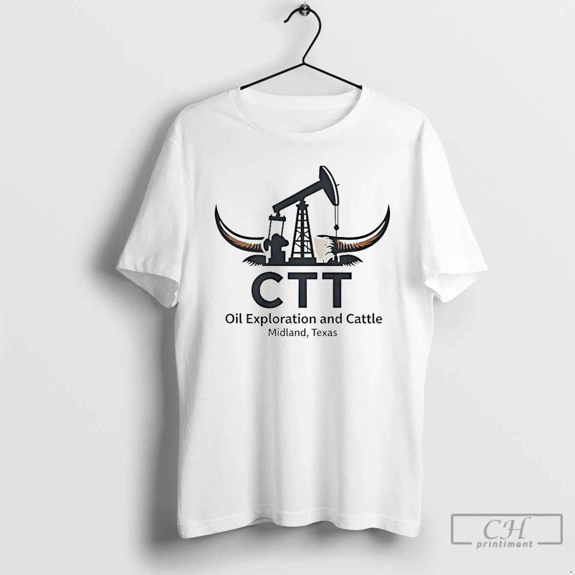 Classic Ctt Oil Exploration And Cattle - Adult & Kids T-Shirts, Sweatshirts & Hoodies apparel design preview 1