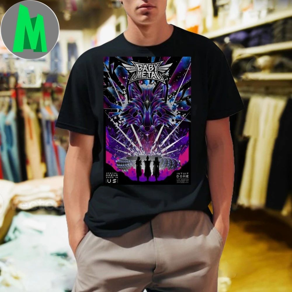 Baby Metal Los Angeles Event On Nov 1 2025 Poster - Adult & Kids T-Shirts, Sweatshirts & Hoodies apparel design preview 1