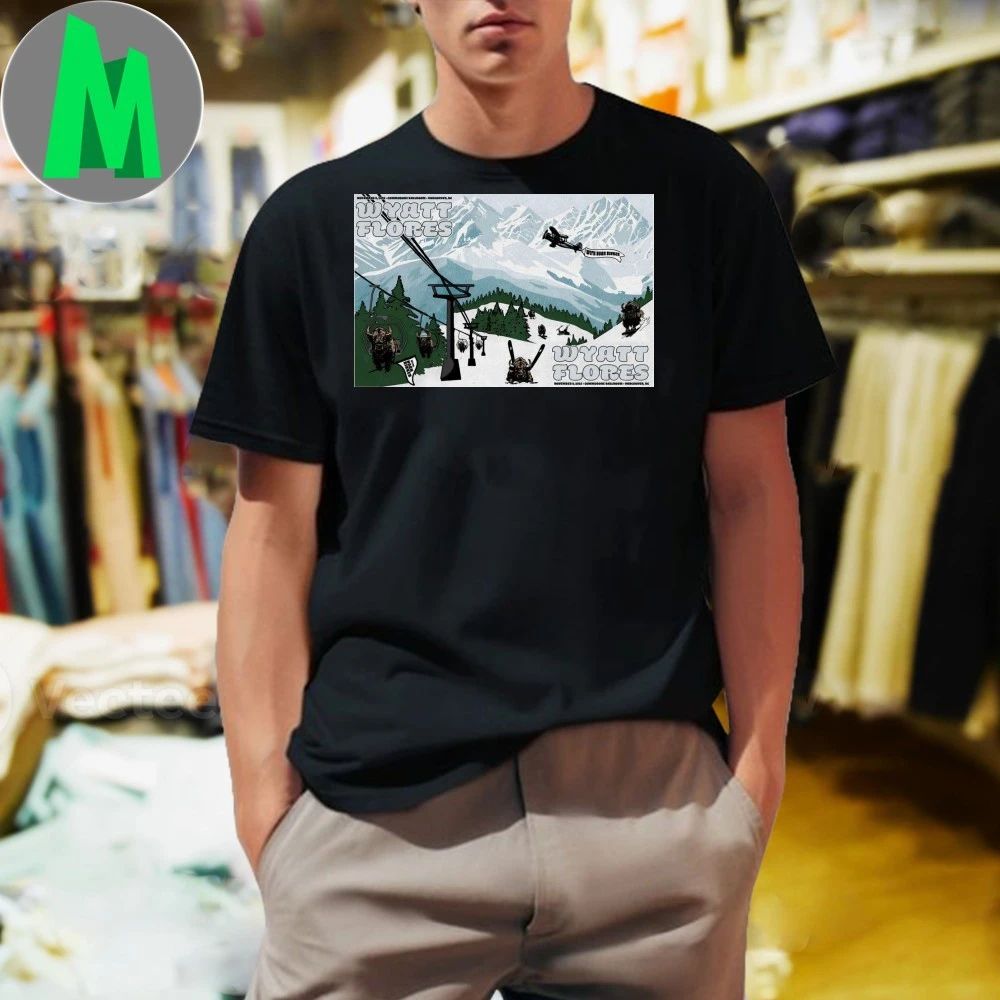 Wyatt Flores Vancouver Tour On Nov 8-9 2025 Poster - Adult & Kids T-Shirts, Sweatshirts & Hoodies apparel design preview 1