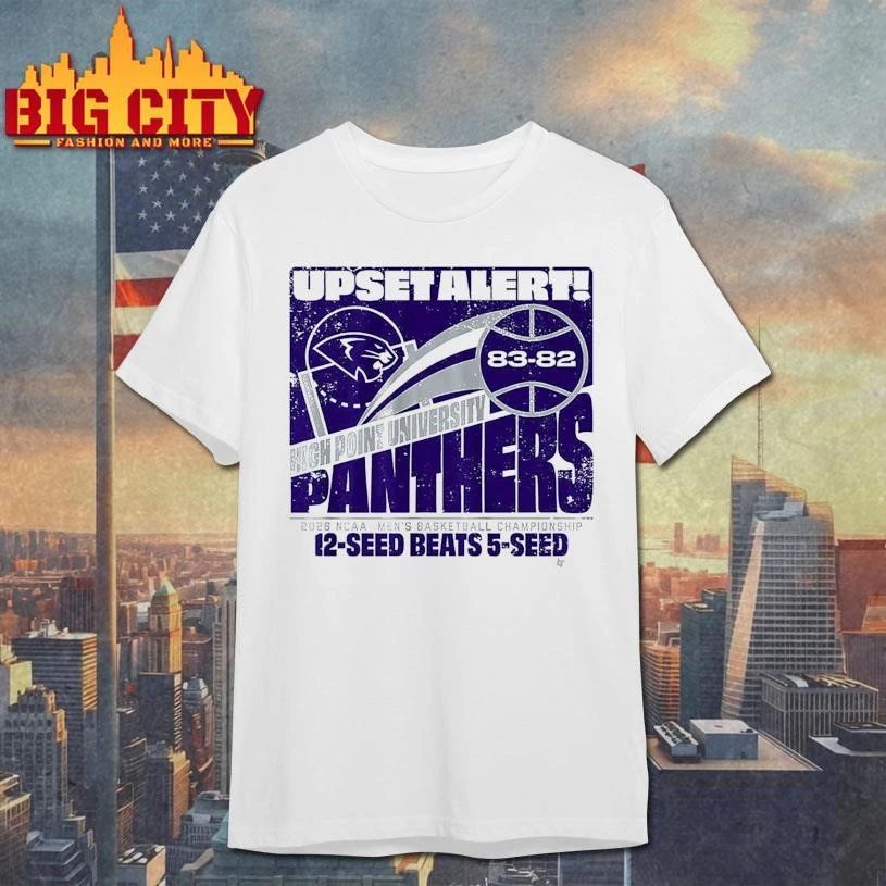 High Point 83-82 Panthers MBB 2026 March Madness - Adult & Kids T-Shirts, Sweatshirts & Hoodies apparel design preview 1