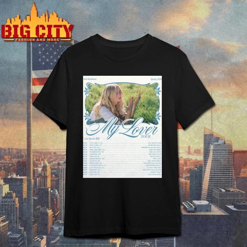 Claire Rosinkranz Spring 2026 My Lover Tour Schedule - Adult & Kids T-Shirts, Sweatshirts & Hoodies apparel design preview 1
