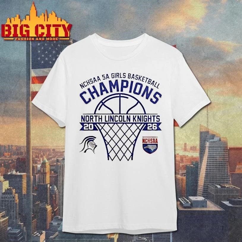 North Lincoln Knights Nchsaa 5a Girls Basketball - Adult & Kids T-Shirts, Sweatshirts & Hoodies apparel design preview 1