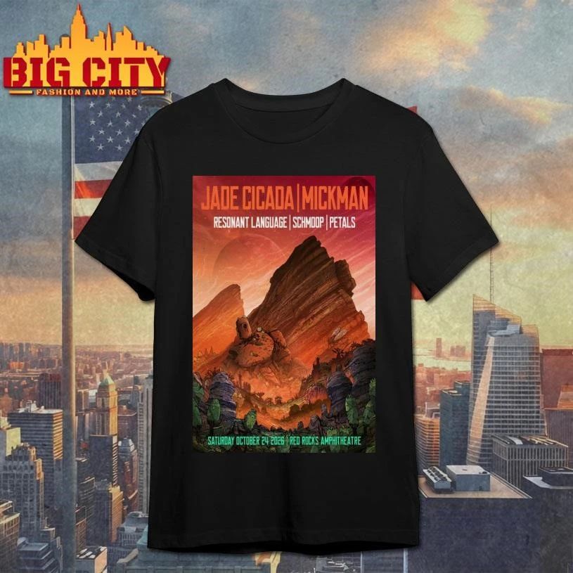 Jade Cicada Mickman Red Rocks Amphitheatre Oct 24, - Adult & Kids T-Shirts, Sweatshirts & Hoodies apparel design preview 1