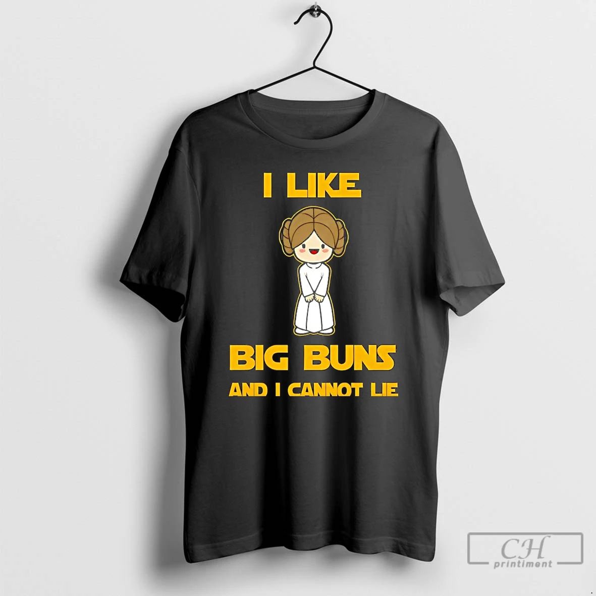 Classic Leia Organa I Like Big Buns And Cannot Lie - Adult & Kids T-Shirts, Sweatshirts & Hoodies apparel design preview 1
