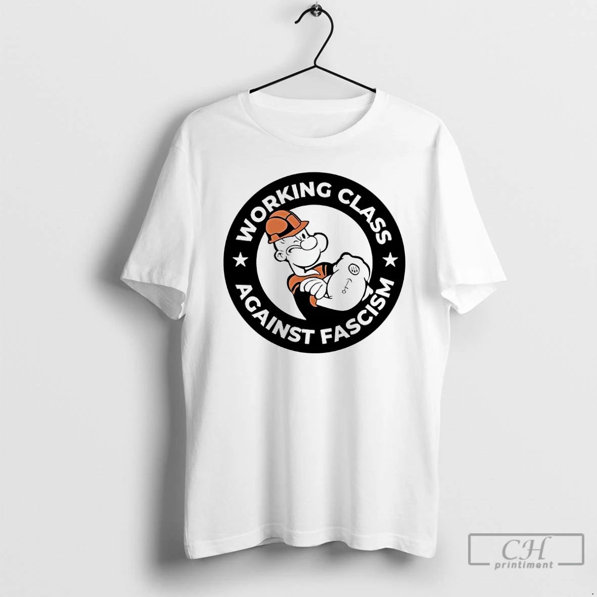 Classic Working Class Against Fascism - Adult & Kids T-Shirts, Sweatshirts & Hoodies apparel design preview 1