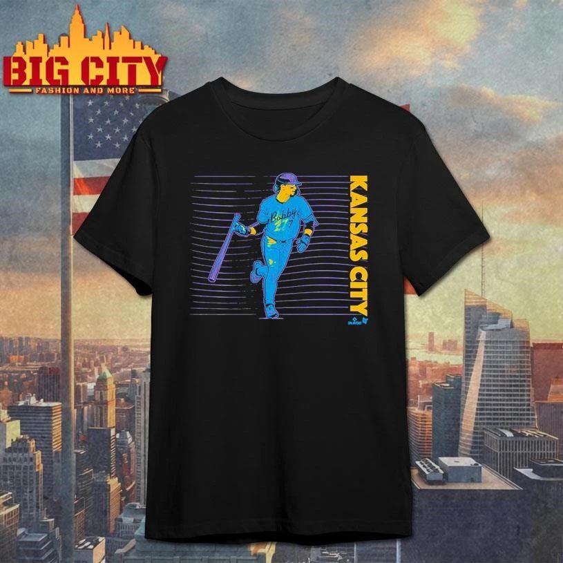 Bobby Witt Jr Neon Nights - Adult & Kids T-Shirts, Sweatshirts & Hoodies apparel design preview 1