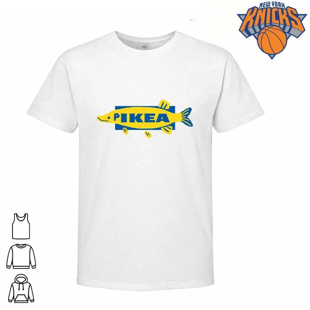 Pikea Funny Fish IKEA Parody Logo Fishing Foodie Meme - Adult & Kids T-Shirts, Sweatshirts & Hoodies apparel design preview 1