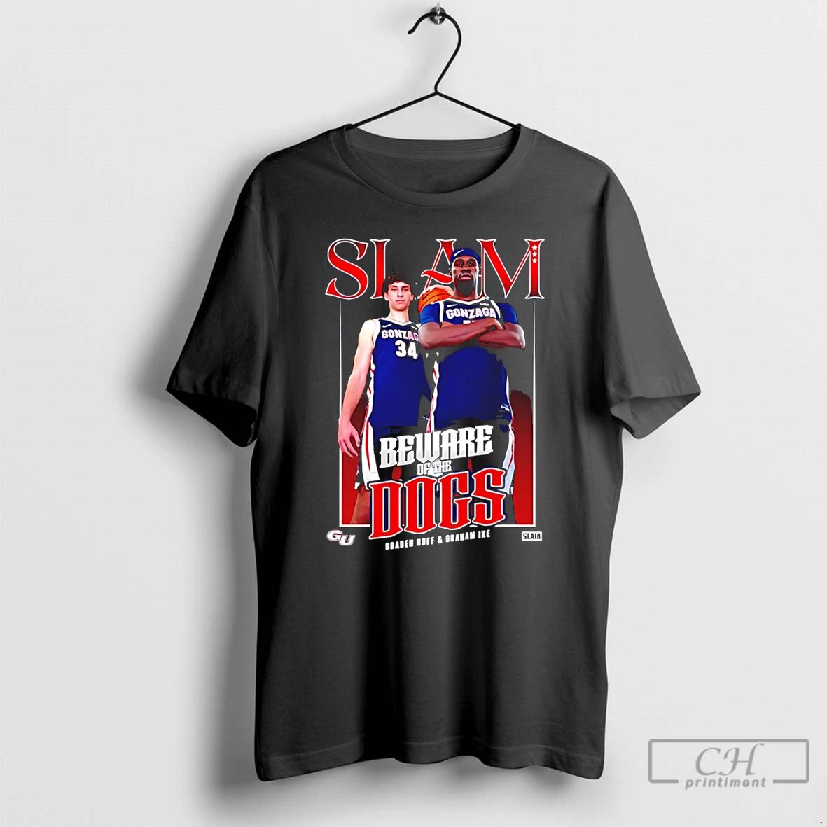 Classic Braden Huff And Graham Ike Gonzaga Bulldogs - Adult & Kids T-Shirts, Sweatshirts & Hoodies apparel design preview 1
