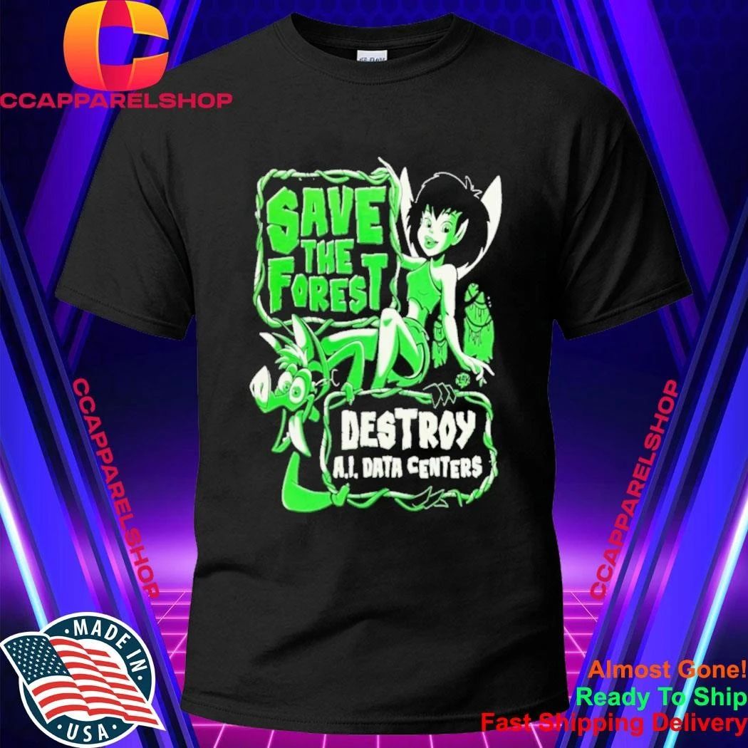 Save Firest Destroy A.j. Data Centers - Adult & Kids T-Shirts, Sweatshirts & Hoodies apparel design preview 1