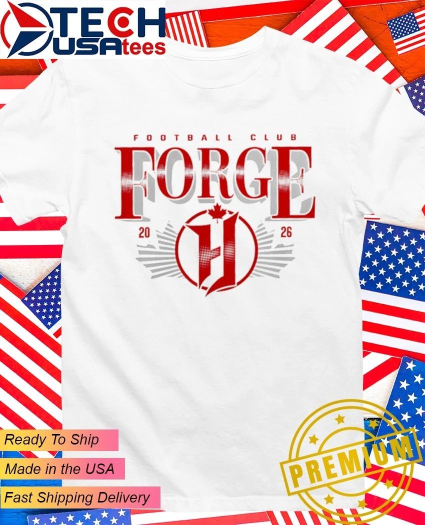 Football Club Forge 2026 Proud Canada Day logo - Adult & Kids T-Shirts, Sweatshirts & Hoodies apparel design preview 1