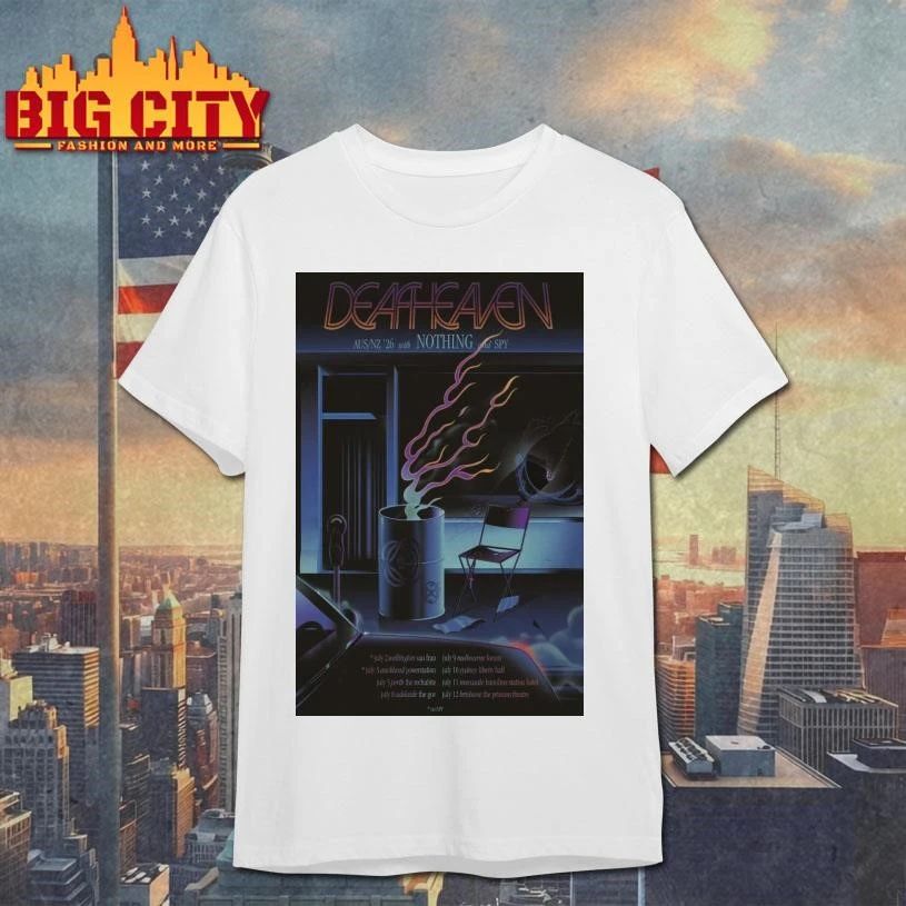 Deafheaven NZ And AU Tour 2026 Poster - Adult & Kids T-Shirts, Sweatshirts & Hoodies apparel design preview 1