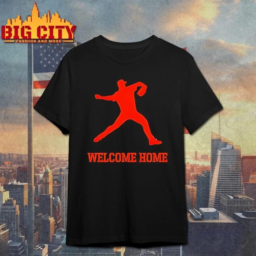 Justin Verlander Welcome Home Detroit Tigers - Adult & Kids T-Shirts, Sweatshirts & Hoodies apparel design preview 1