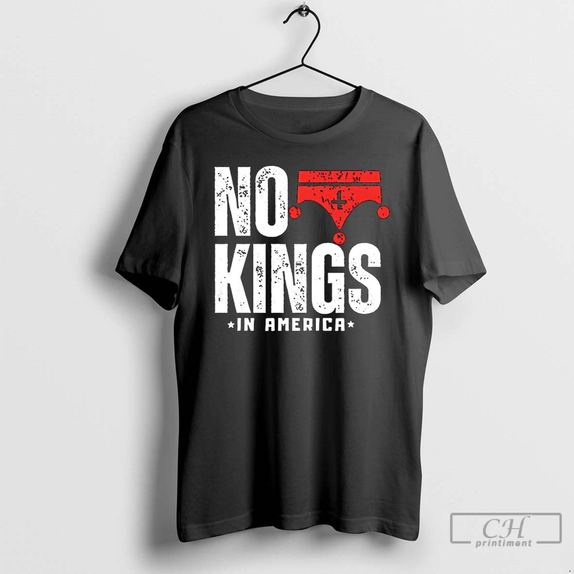 Classic No Kings In America - Adult & Kids T-Shirts, Sweatshirts & Hoodies apparel design preview 1