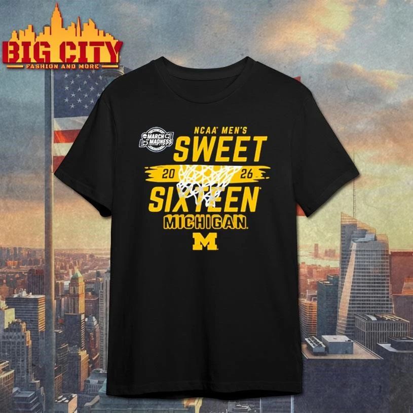 Michigan Wolverines 2026 NCAA Men's Sweet College - Adult & Kids T-Shirts, Sweatshirts & Hoodies apparel design preview 1