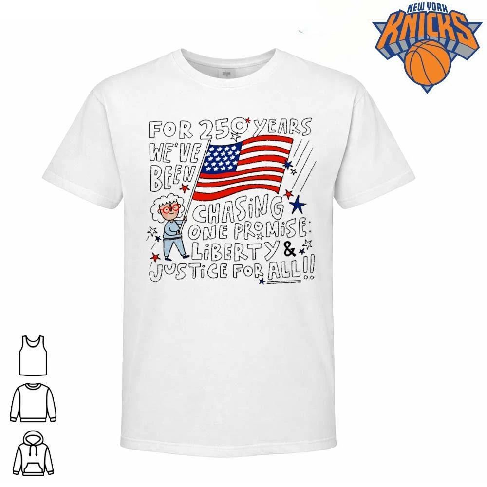 Happy 4th of July 250 Years Liberty and Justice For - Adult & Kids T-Shirts, Sweatshirts & Hoodies apparel design preview 1