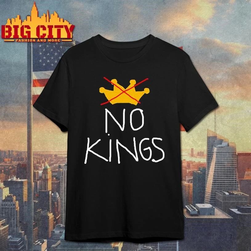 No Kings In America Draw - Adult & Kids T-Shirts, Sweatshirts & Hoodies apparel design preview 1