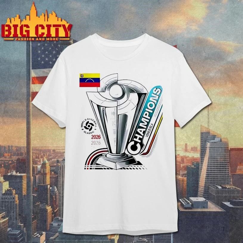Venezuela World Baseball Classic 2026 Champions - Adult & Kids T-Shirts, Sweatshirts & Hoodies apparel design preview 1