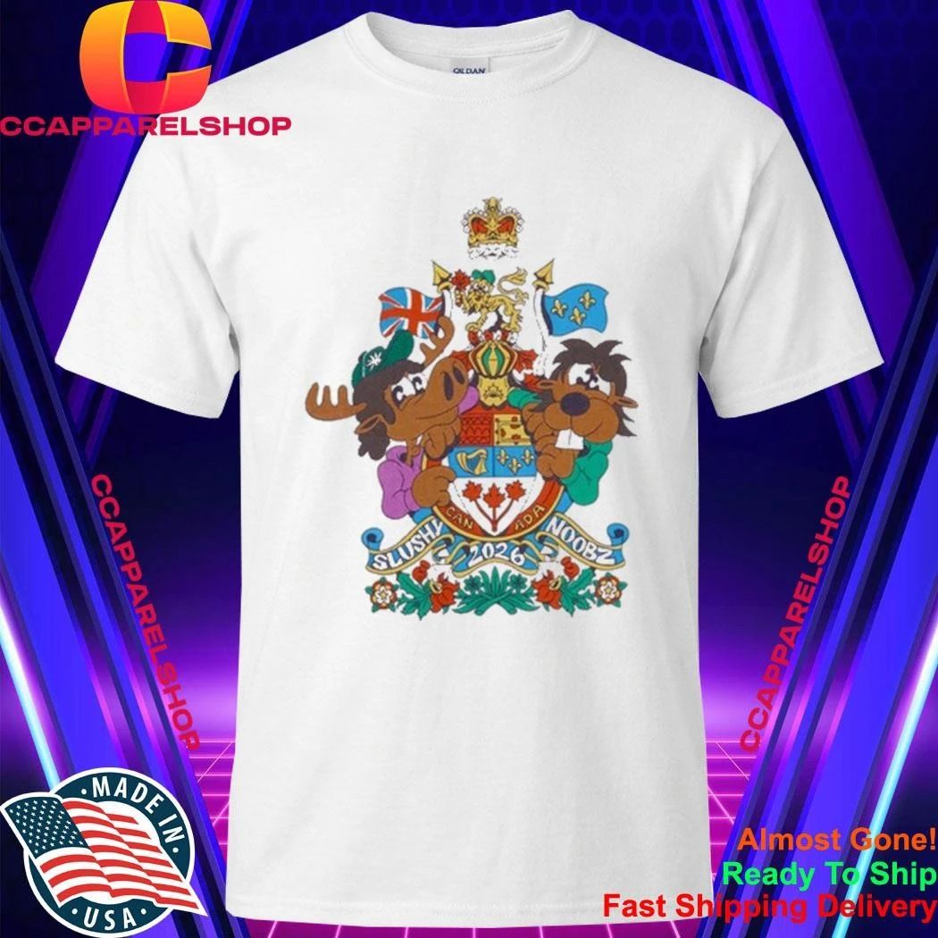 SlushyNoobz Canadian Crest Funny Creator Fan - Adult & Kids T-Shirts, Sweatshirts & Hoodies apparel design preview 1